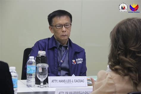 hans leo cacdac|Marcos names Cacdac as new DMW Secretary .